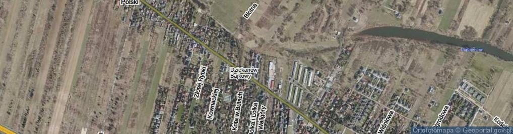 Zdjęcie satelitarne Andersena Hansa Christiana ul.